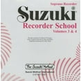 thumbnail image 1 of Suzuki École de Flûtes à Bec (Flûte à Bec Soprano), Vol 3 et 4, 1 of 2