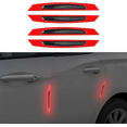 thumbnail image 2 of WANNGWE Autocollants Réfléchissants Universels pour Voiture Super Réfléchissants Autocollants Pare-Chocs pour Porte Latérale de Voiture Bandes Anti-Collision Avertissement Réfléchissant CL92-7032, 2 of 6