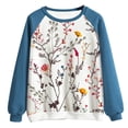 thumbnail image 3 of Enjoytime Sweatshirt for Women Casual Long Sleeve Floral Graphic Print Sweatshirts Pullover Cute Loose Fit Trendy Shirt Tops for Women 2025, 3 of 3