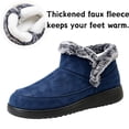 thumbnail image 3 of Knivor Slip On Winter Ankle Boots for Women Fuzzy Fleece Lined Non-Slip Warm Snow Booties Casual Winter Shoes for Women Cold Weather Footwear Indoor Outdoor, 3 of 9