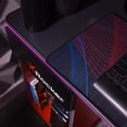 thumbnail image 6 of X Rocker Carbon-Tek Gaming Desk with LED, Gray/Red, 6 of 8