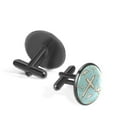 thumbnail image 2 of Easter Stylish Men's Cufflink Set in Silver Stainless Steel for Formal Attire and Classic Suit Styles, 2 of 6