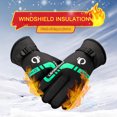thumbnail image 1 of Guantes Hombre Antideslizantes Entrenamiento Invierno Térmicos Bicicleta Verde, 1 of 8