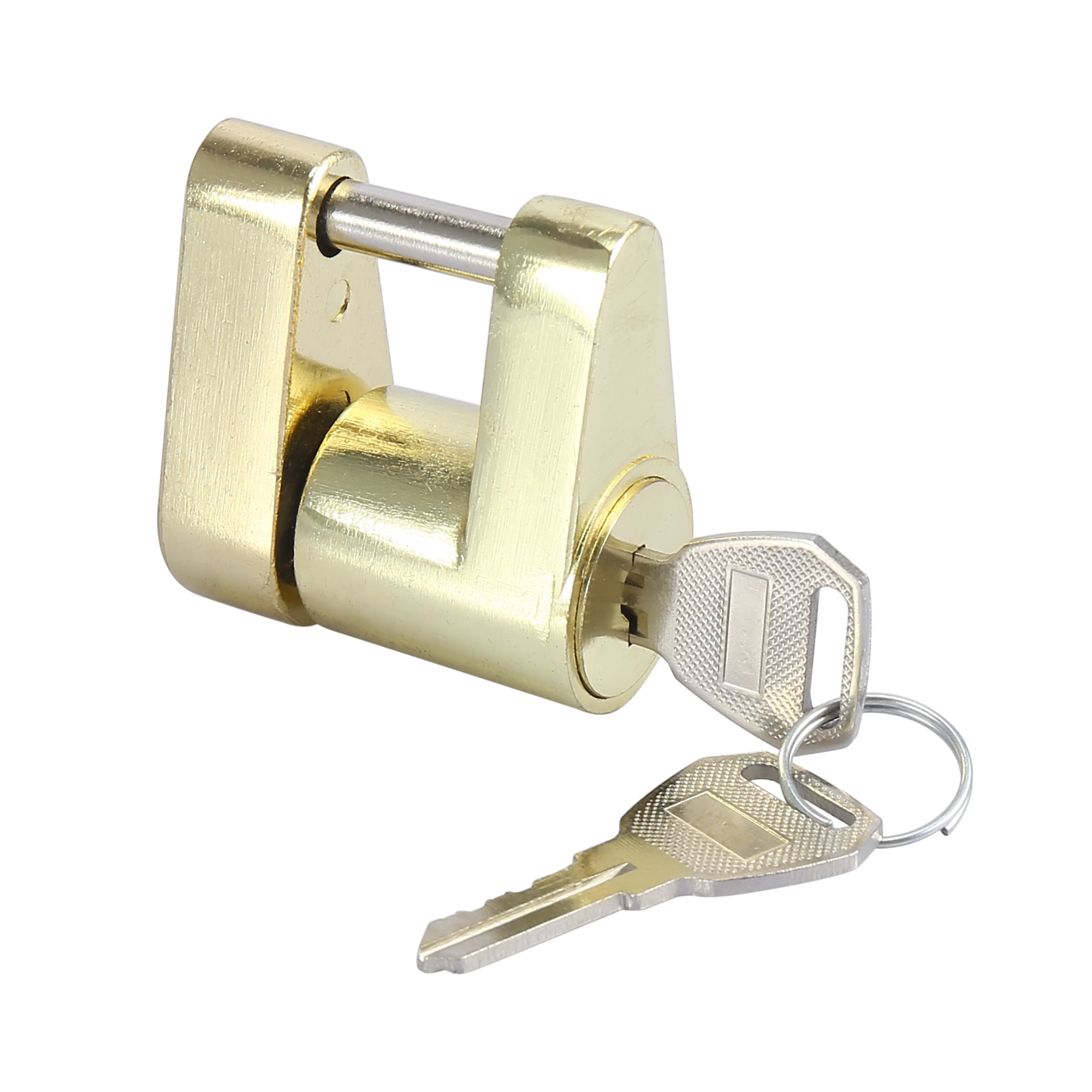 Steel Coupling Safe with Padlock and Keys Trailer Coupling Hitch Security Lock 