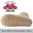 thumbnail image 5 of Cozylook 2-Pack Women's Fuzzy Slipper Socks Sherpa Lined, Non-Slip Grippers, 5 of 6