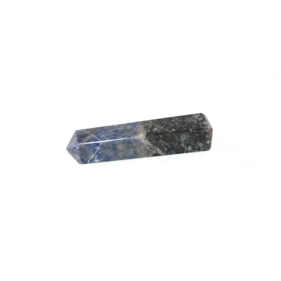Jet New Energized Gemstone Tower Decorative Stone, 80-120 Grams