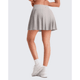 thumbnail image 3 of G4Free Wrapped Front Pleated Tennis Skirts for Women High Waisted A Line Golf Skorts Soft Athletic Inner Shorts with Pockets, 3 of 7