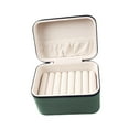 thumbnail image 3 of FVDPWYE 7 Slots Bangle Box Bracelet Holder Showcase Packaging Portable Rectangle Jewelry green, 3 of 9