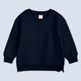 thumbnail image 2 of WNVMWI Toddler Clothes for Girls Long Sleeve Tops Childrens Crewneck Sweatshirt Kids Casual Pullover Tee Shirts 9-12 Months Navy, 2 of 4