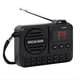 thumbnail image 1 of Radio Digital Portátil con Bluetooth 5.0, Receptor de Radio FM con Pantalla LED, Disco U, Tarjeta TF, Reproductor de MP3 y Altavoz A, 1 of 5