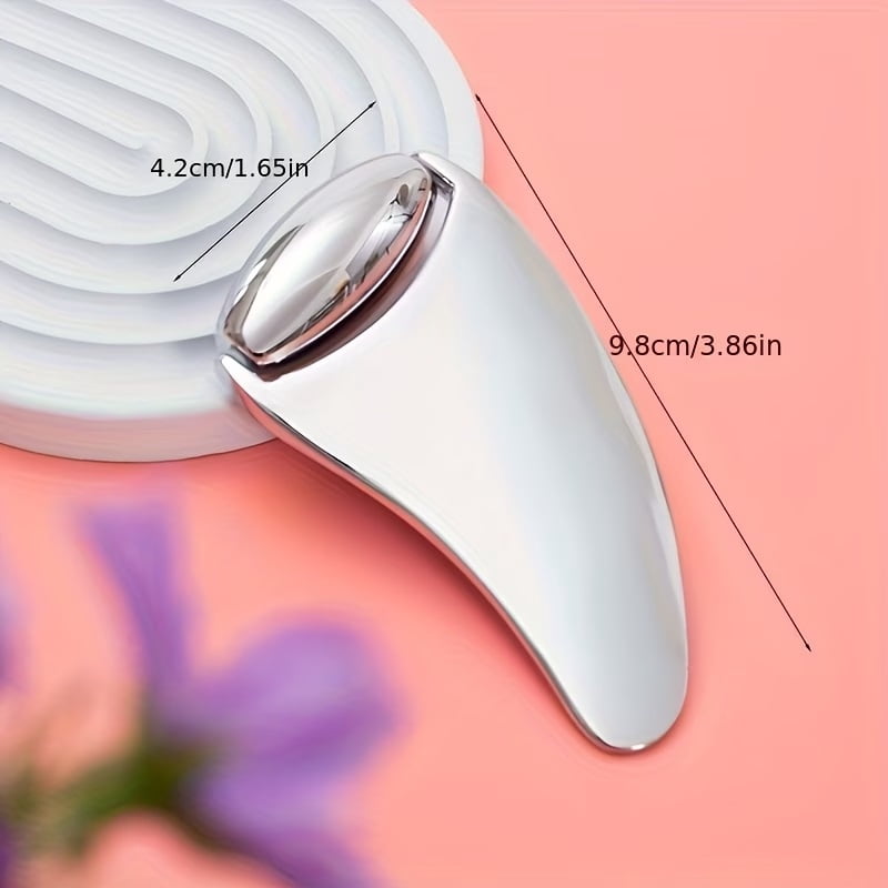 1pc, roller facial massager, metal scraping board, lifting massager, tendon tightening beauty tool