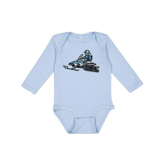 Inktastic Snowmobile Gift Ideas Boys or Girls Long Sleeve Baby Bodysuit