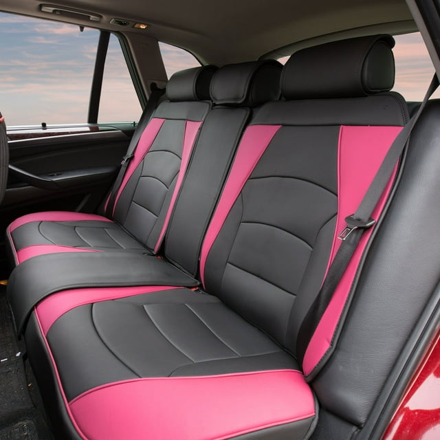 Ultra Comfort High Grade Leather Seat Covers For Car Truck SUV Van - Rear Set