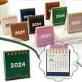 thumbnail image 3 of Mini Calendrier de Bureau 2024 Petit Calendrier de Bureau Mini, Horaire Quotidien Bureau, 3 of 9