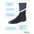 thumbnail image 3 of MeMoi Boys' Geometric Diagonal Stripe Crew Socks - Boys - Male, 10-12, Navy, 3 of 7