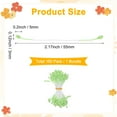 thumbnail image 3 of Uxcell 150-Pack Estambres de Flores para Manualidades, Pistilo Floral Artificial de Perlas de Doble Cabeza de 5 mm para Hacer DIY [Verde Menta], 3 of 6