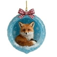 thumbnail image 1 of Animals Christmas Ornaments Christmas Tree Animals Print Acrylic Ornaments Forest Animals Decorations Christmas, 1 of 1