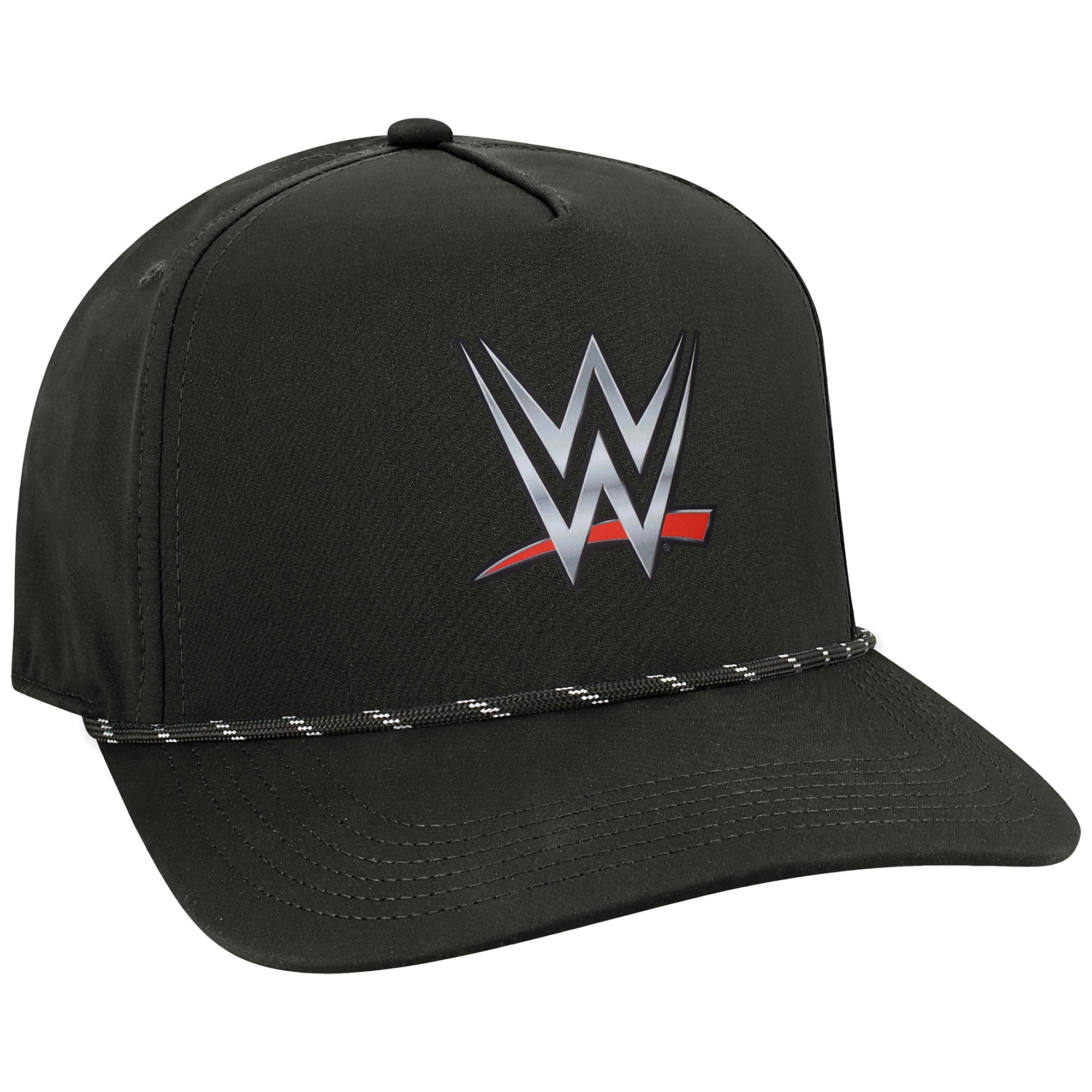 Men's Black WWE Logo Caddy Snapback Hat