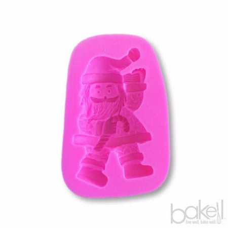 

Santa with Candy Cane Silicone Mold | Bakell