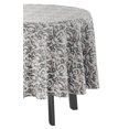 thumbnail image 3 of Vargottam Indoor/OutdoorRoundTablecloth 58 InchRoundTablecloth Waterproof PatioTableCloths,Spring/SummerTableCovers For Backyard CircularTable/Bbqs/Picnic -Gray, 3 of 8