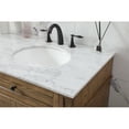 thumbnail image 4 of Elegant Decor Park Avenue 72" Aluminum MDF Double Bathroom Vanity in Driftwood, 4 of 8