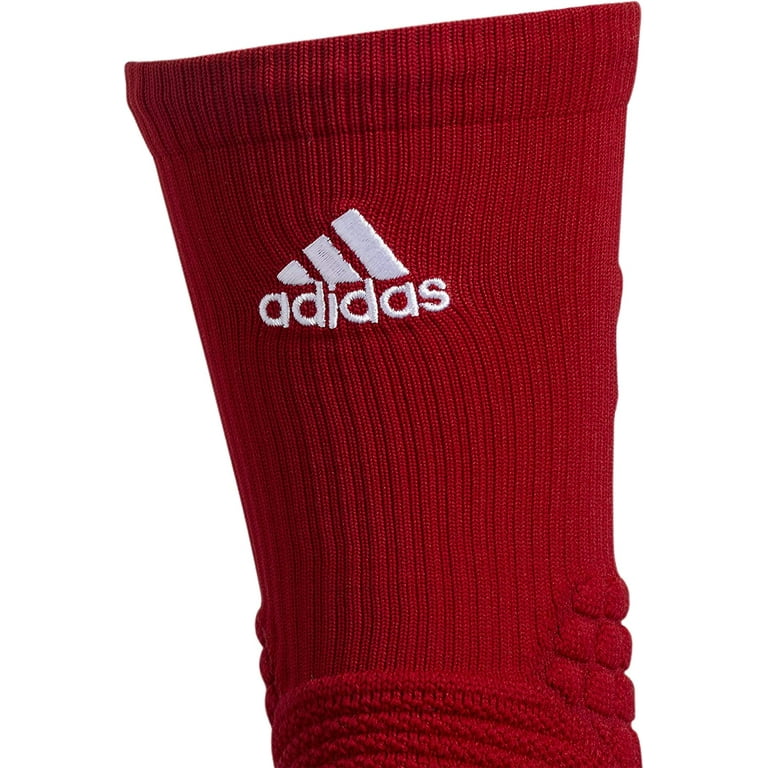 adidas Creator 365 Basketball Crew Socks Power Red White XL Walmart