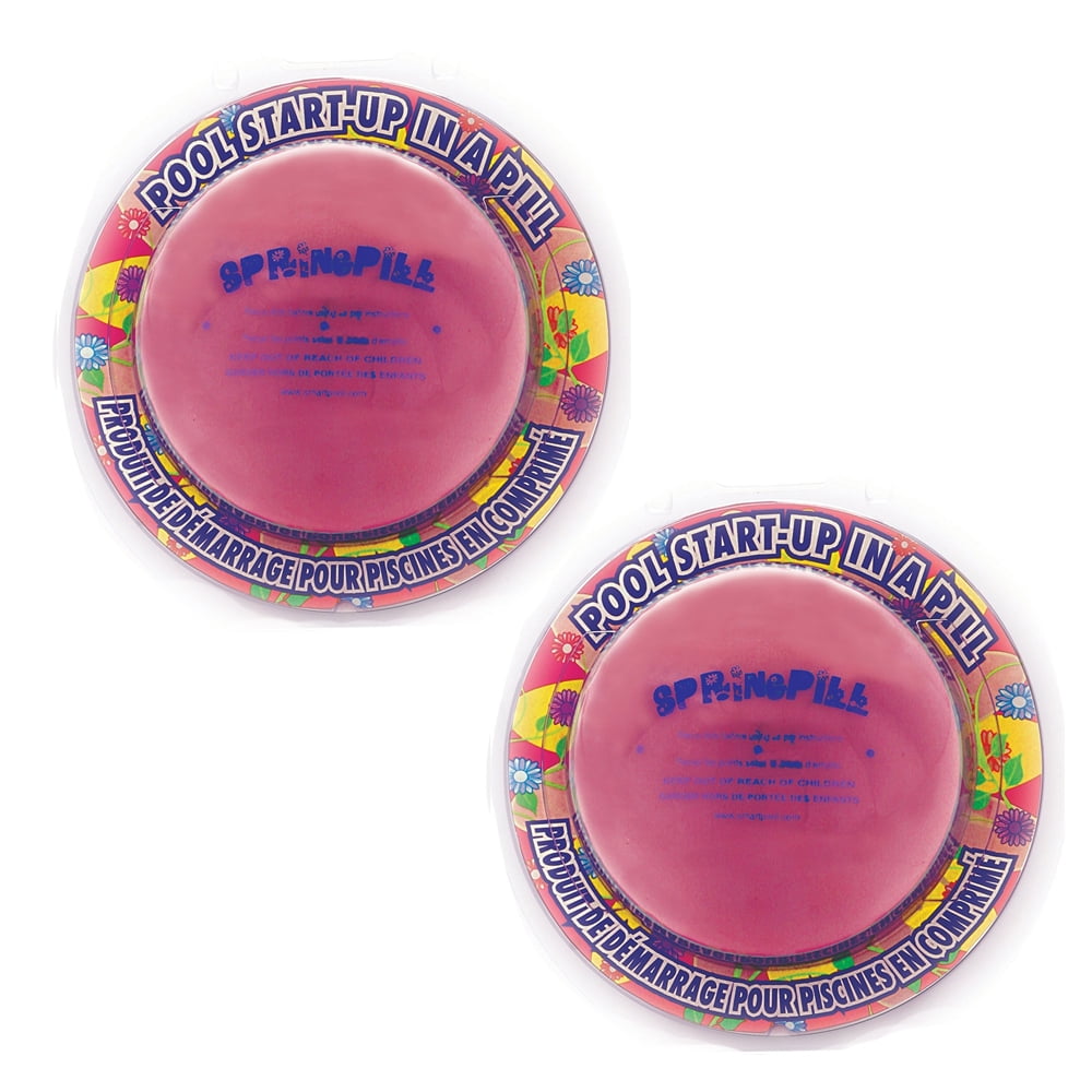 2 Pack AquaPill Spring Pill 4" Pool Start Up Pill