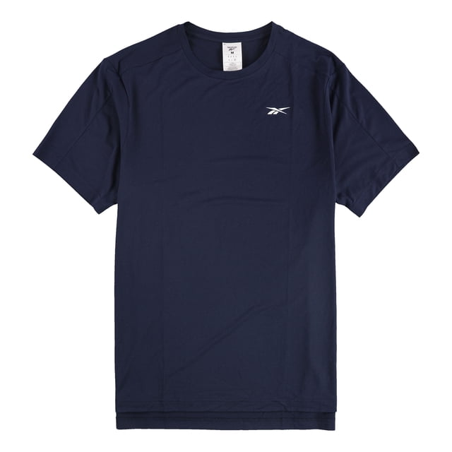 Reebok Mens Perforated Basic T-Shirt, vectornavy, S