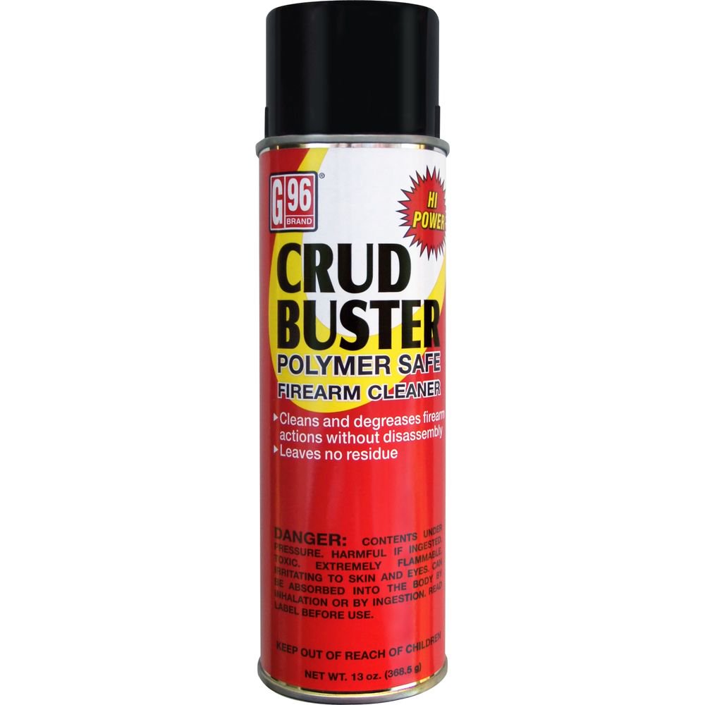 G96 CRUD BUSTER FIREARMS CLEANER AEROSOL DEGREASER 13 OZ