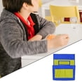thumbnail image 5 of Classroom Seat Back Organizer Sack Stuff Storage and label Slot , Blue Yellow, 5 of 9
