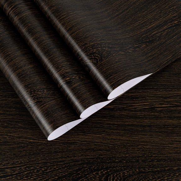 UMIGGEE Dark Brown Wood Wallpaper 15.7-in x 118-in Peel and Stick Wallpaper Wood Grain Wall Paper Removable Self Adhesive Wood Wallpaper Contact Paper Wood Plank Wallpaper for Furniture Home Decor