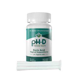 PH-D Boric Acid 600mg Vaginal Suppositories (for Vaginal, 59% OFF