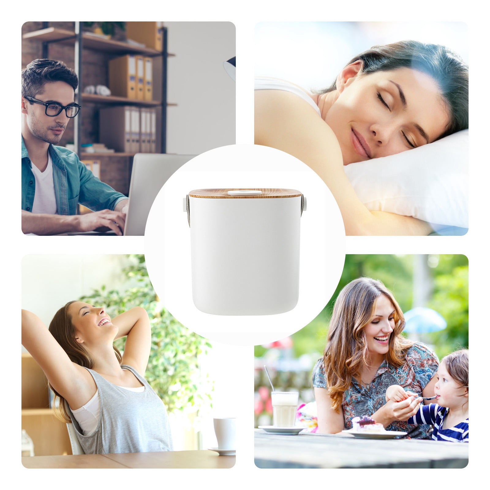 BOBOMOTI Humidifier for Room Baby Quiet Cool Mist Air Humidifier Essential Oil Diffuser Clearance
