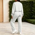 thumbnail image 5 of KyCheLot Women's Sweatsuits Oversized 2 Piece Outfits Long Sleeve Pullover Tops and Sweatpants Casual Set, 5 of 9