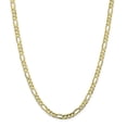 thumbnail image 1 of 10K Yellow Gold 5.25mm Light Concave Figaro Chain, 1 of 5