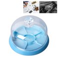 thumbnail image 1 of Cubierta Antipolvo de Plástico para piezas de reloj con Bandeja, Caja de Almacenamiento de Movimento de RelOJ de 3 Bolsillos para piezas de reloj, organización de artículos, 1 of 7