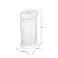 thumbnail image 4 of Steel Diaper Pail, Odor Locking, No Special Bag Required, Award-Winning, Registry Must-Have, White, 4 of 13