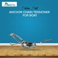 thumbnail image 3 of MARINE CITY Anchor Chain Tensioner, 316 Stainless Steel, 8-1/4 x 1-3/8 Inch, Cam Action Creates Up to 200 lb Tension, Fits Anchors Up to 90 lb, for Boats and Yachts Pack of 1, 3 of 8