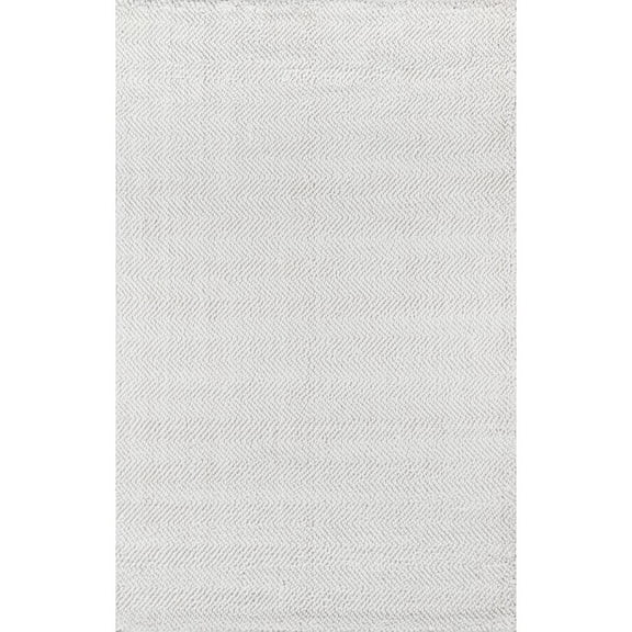 Erin Gates by Momeni Ledgebrook Washington Ivory Hand Woven Wool Area Rug 8'9" X 11'9"