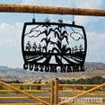 thumbnail image 2 of Craftnamesign Custom Corn Rows Farm, Metal Name Sign Outdoor, Ranch Metal Sign, Garden Metal Sign, 2 of 4