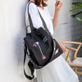 thumbnail image 4 of Mochila antirrobo de estilo moderno para mujer, mochilas de tela Oxford para la escuela, mochilas de viaje de alta calidad de diseñador para adolescentes y niñas, 4 of 5