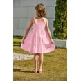 thumbnail image 6 of Arshiner Toddler Girls Valentines Pink Sundress Summer Easter Boho Hawaiian Spaghetti Strap Dresses for 4-5Y, 6 of 8