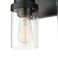 thumbnail image 6 of Kyrid 4-Light Black Dimmable Vanity Light over Mirror with Glass Shade for Bathroom, 6 of 8