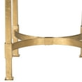 thumbnail image 5 of SAFAVIEH Halyn Gold Leaf Mirror Top End Table, Gold/Mirror, 5 of 5