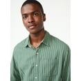thumbnail image 4 of Free Assembly Men's Double Cloth Stripe Shirt, 4 of 6