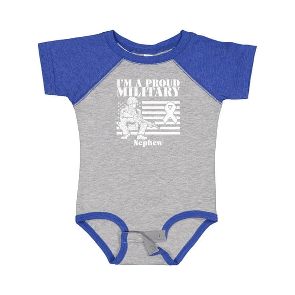 Inktastic Proud Military Nephew Red Friday Boys Baby Bodysuit