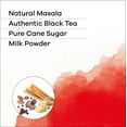 thumbnail image 3 of QuikTea Instant Masala Chai Tea Latte – 20 Count, Classic Chai latte with hearty mix of authentic chai spices, low Caffeine, No artificial colors, flavors or preservatives –Just Add Hot Water, Kosher, 3 of 8