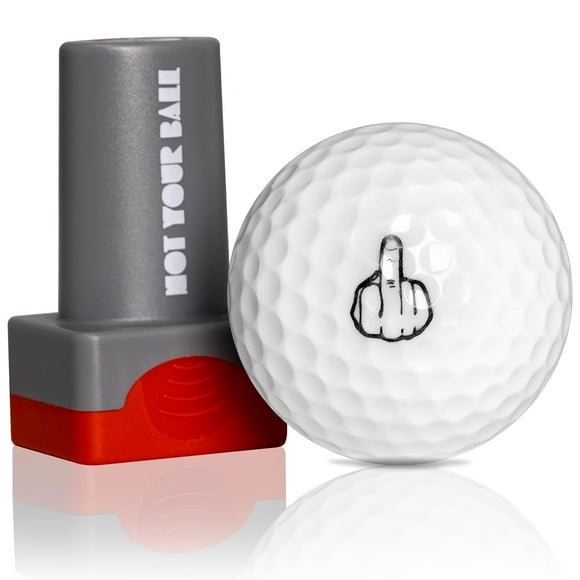 Estampador de pelotas de golf QUBI F-Birdie, reutilizable, autoentintado