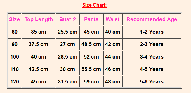 size 42 in cm pants