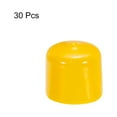 thumbnail image 3 of Uxcell Rubber End Caps Cover Vinyl Screw Thread Protector Round Wire Shelf Caps for Screw Bolt Fence Post 25mm 30, 3 of 5
